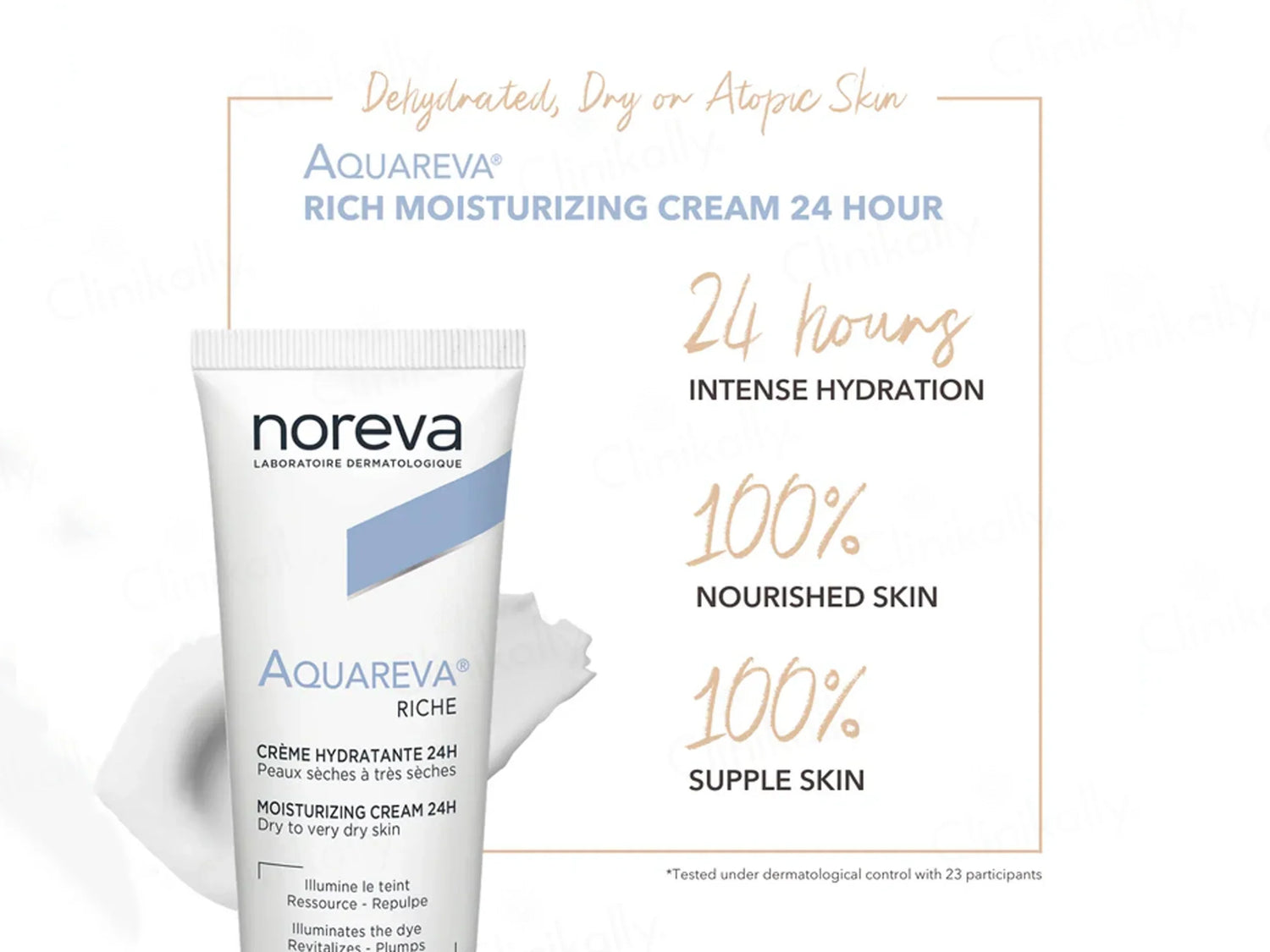 Noreva Aquareva Riche 24H Moisturizing Cream | 40 ml - Skiynse Dermatologique