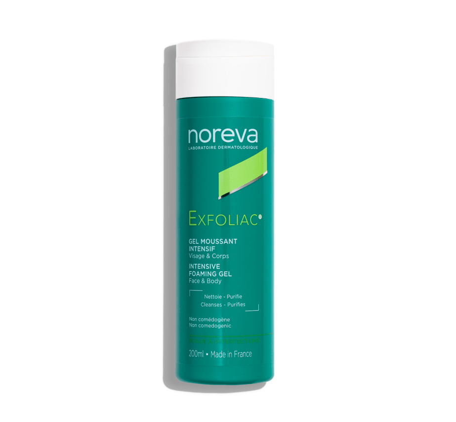 Noreva Exfoliac Intensive Gel Foaming Face Wash & Cleanser | 200 ml - Skiynse Dermatologique
