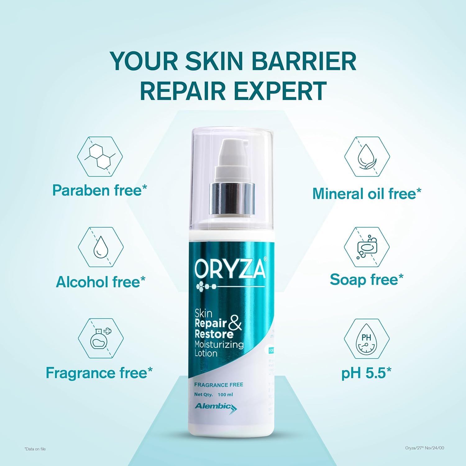 Oryza Lotion The 3:1:1 Hydrating Lotion | 100 ml - Skiynse Dermatologique