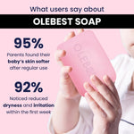 OLEBEST Baby Bathing Bar | 75 g (Pack of 2) - Skiynse Dermatologique