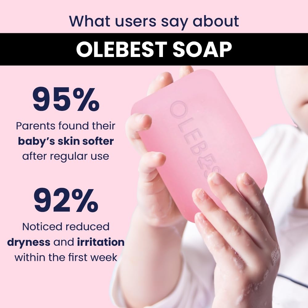 OLEBEST Baby Bathing Bar | 75 g (Pack of 2) - Skiynse Dermatologique
