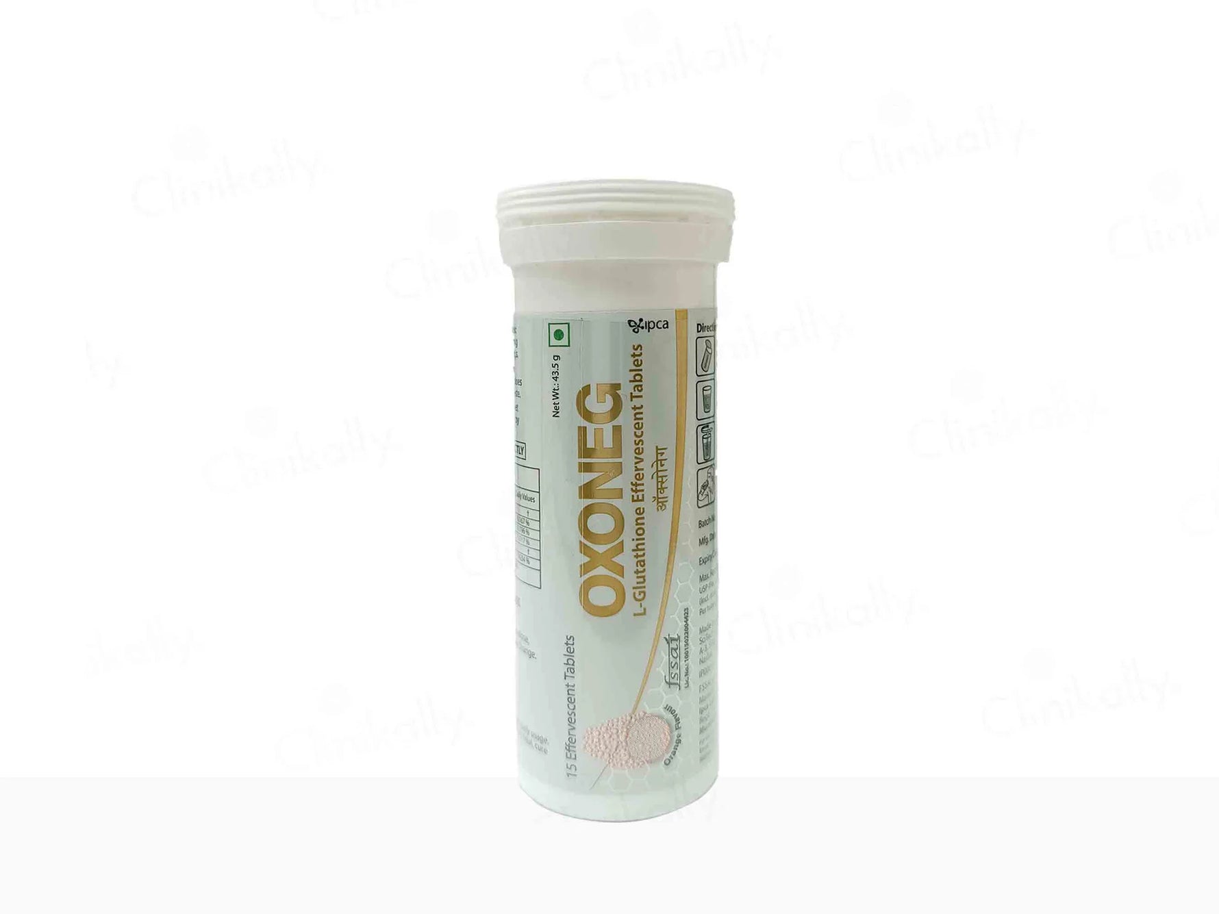 Oxoneg L-Glutathione Effervescent Tablet | Immune Boost, Healthy Liver, Detoxifies | 2*15 Tablets - Skiynse Dermatologique
