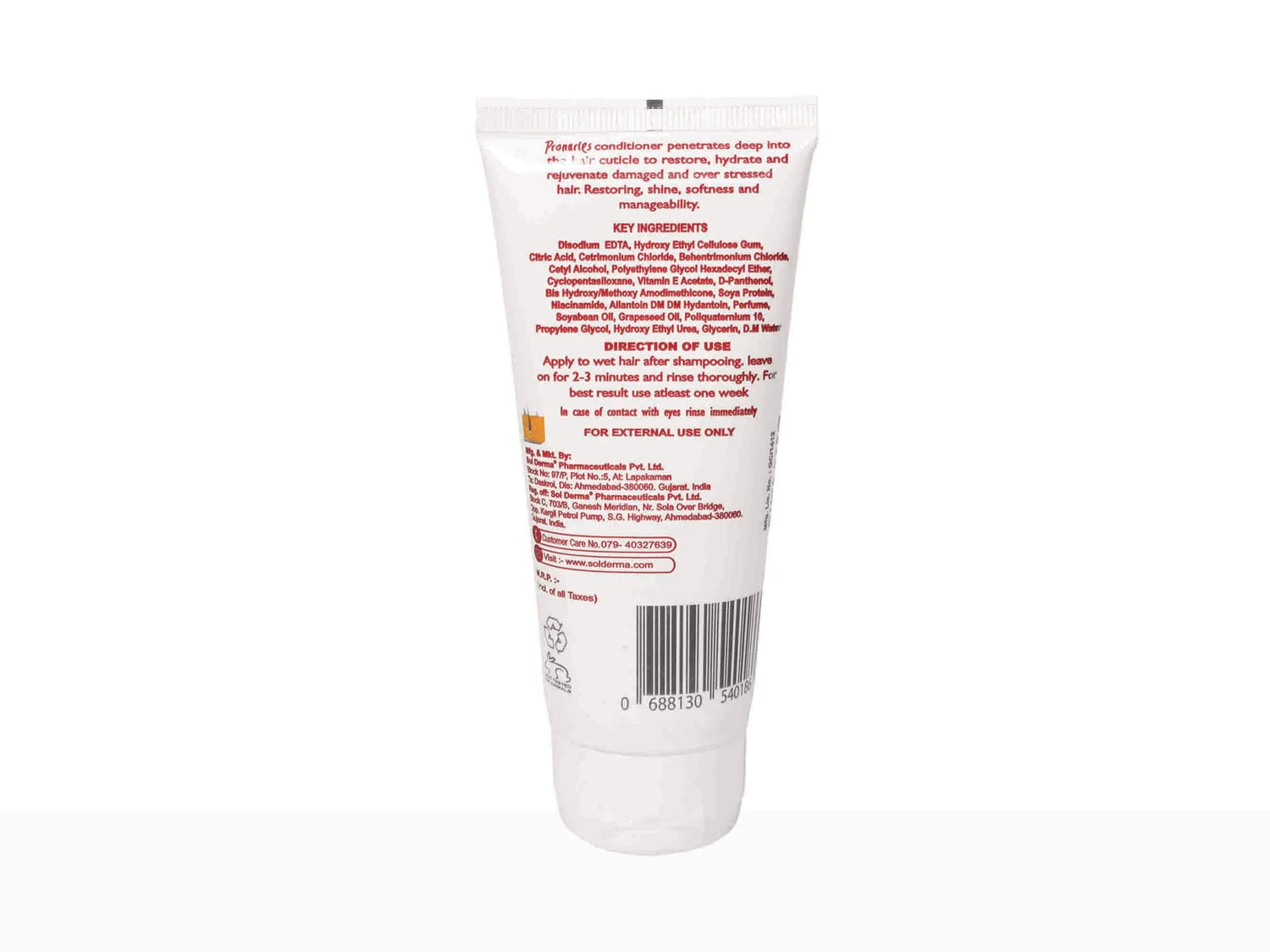 Pronuries Conditioner For Shiny & Silky Hair | 100 ml - Skiynse Dermatologique