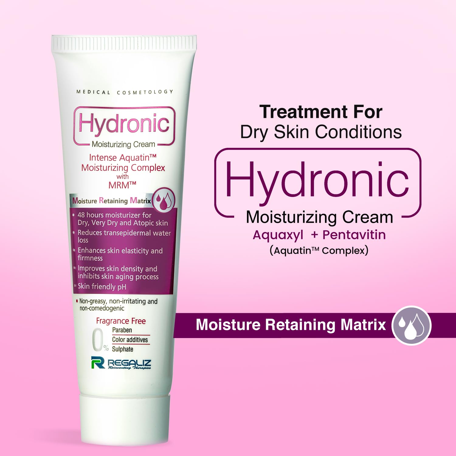REGALIZ Hydronic Moisturizing Cream | Intense Hydration for Dry Skin | 50g - Skiynse Dermatologique
