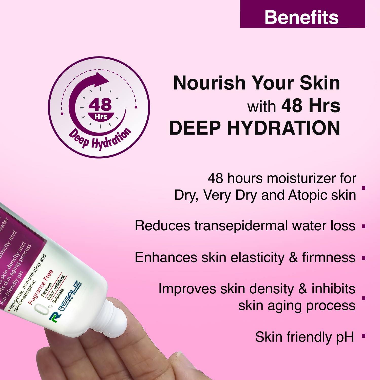 REGALIZ Hydronic Moisturizing Cream | Intense Hydration for Dry Skin | 50g - Skiynse Dermatologique