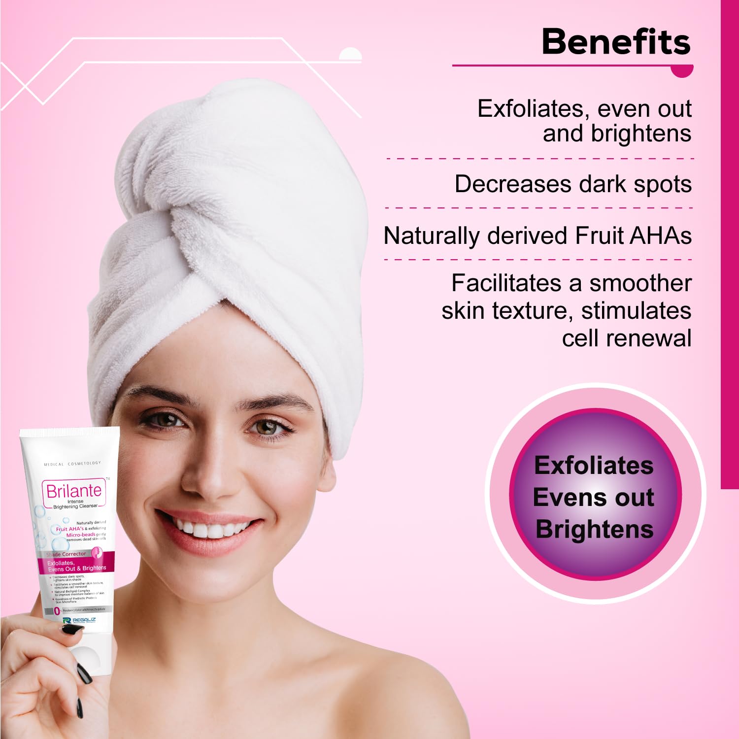 Regaliz Brilante Intense Brightening Cleanser | 75g - Skiynse Dermatologique