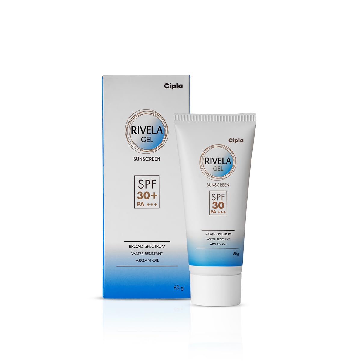 Rivela Gel SPF30+ Sunscreen Gel | Non-Sticky Finish | For Normal To Oily Skin | 60g