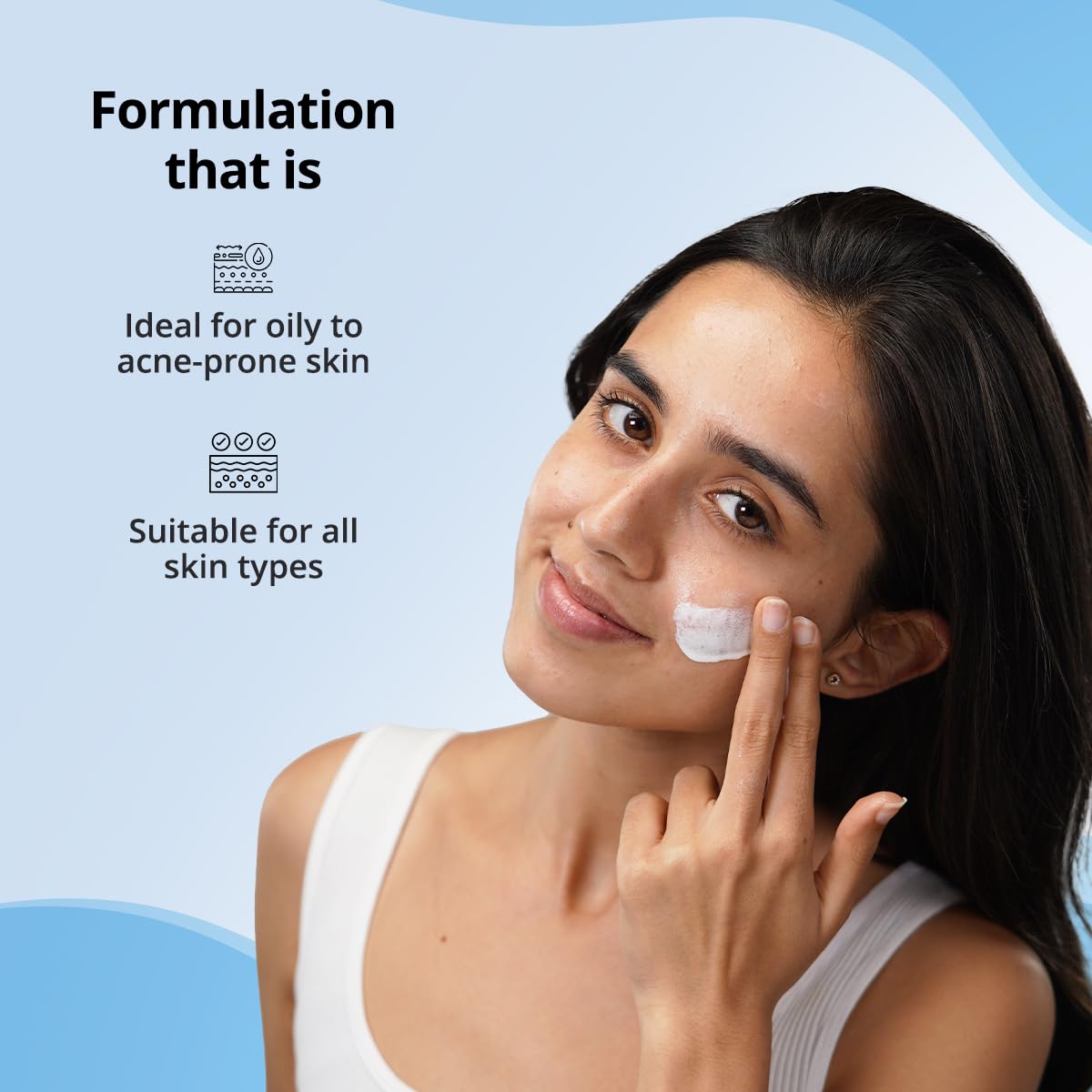 Rivela Gel SPF30+ Sunscreen Gel | Non-Sticky Finish | For Normal To Oily Skin | 60g