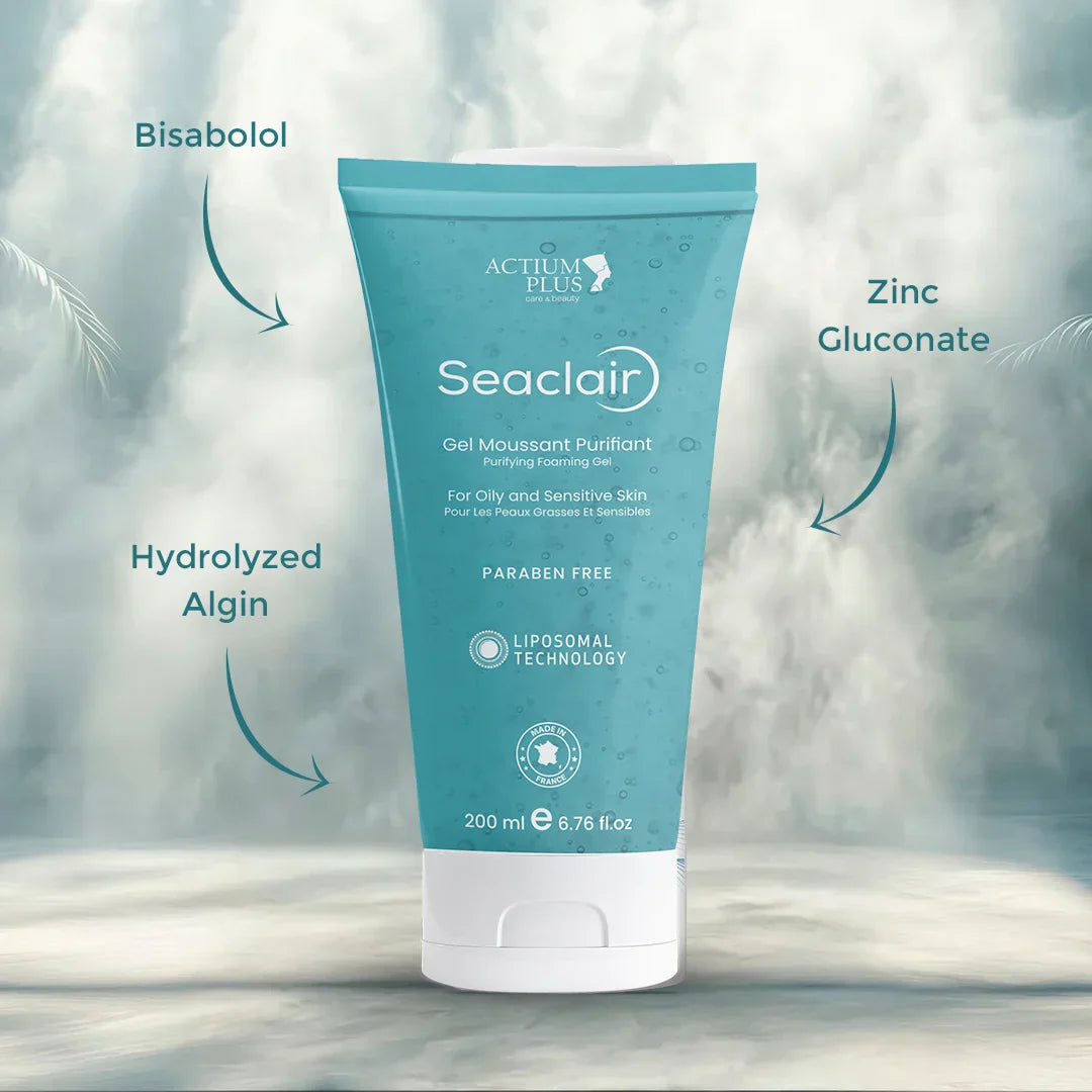 Actium Plus Seaclair Gel Moussant Purifiant For Oily and Sensitive Skin 200ml