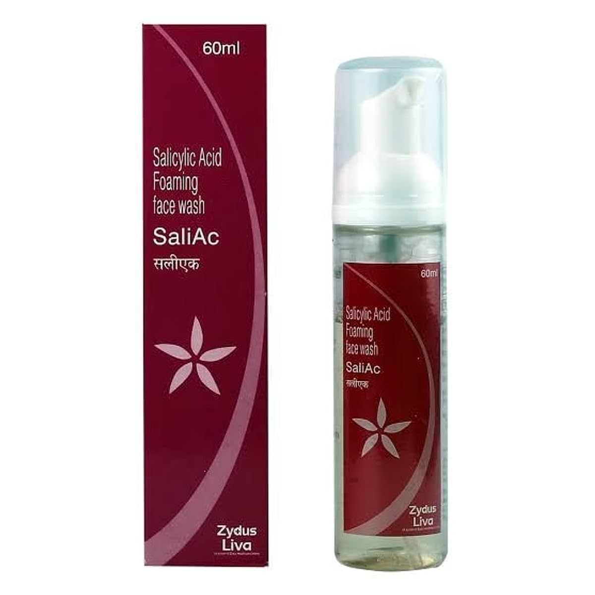 Saliac Foaming Face Wash, 60 ml