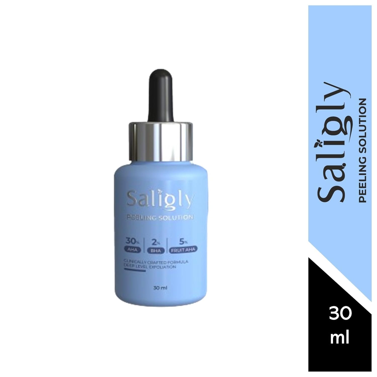 Saligly 30% Aha + 2% Bha + 5% Liquid Fruit Aha Peeling Solution | 30 ml - Skiynse Dermatologique