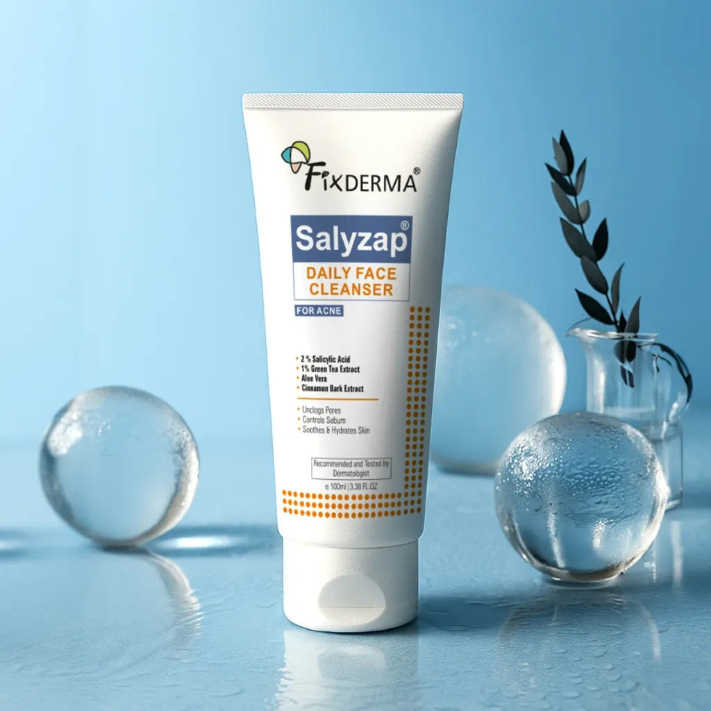 Salyzap Daily Face Cleanser | Non-Drying Cleansing Formula for Clear, Acne-Free Skin ( Pack of 2 )