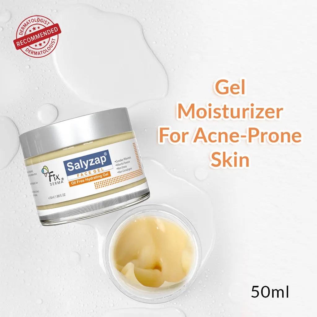 Salyzap Face Gel Moisturizer, 50 ml | for Oily and Acne-Prone Skin