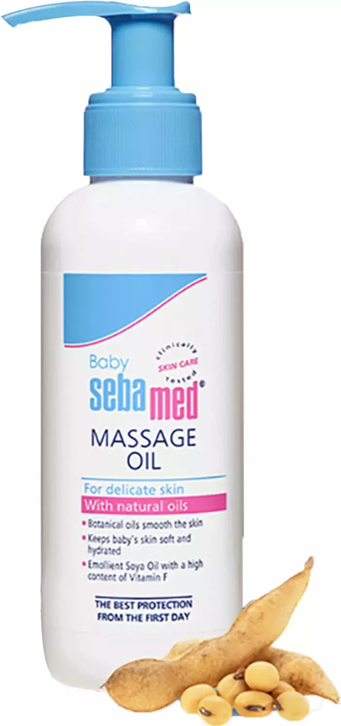 Sebamed Baby Massage Oil- 150 ml| With Soya Oil|Non- greasy|Ideal for newborn