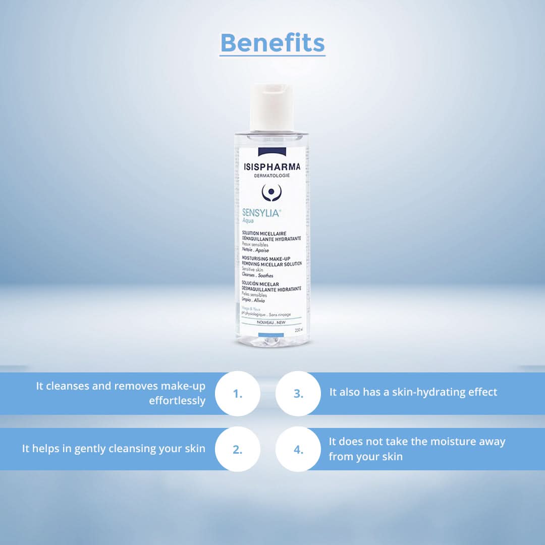 Isispharma Sensylia Aqua Moisturising Make-up Removing Micellar Solution