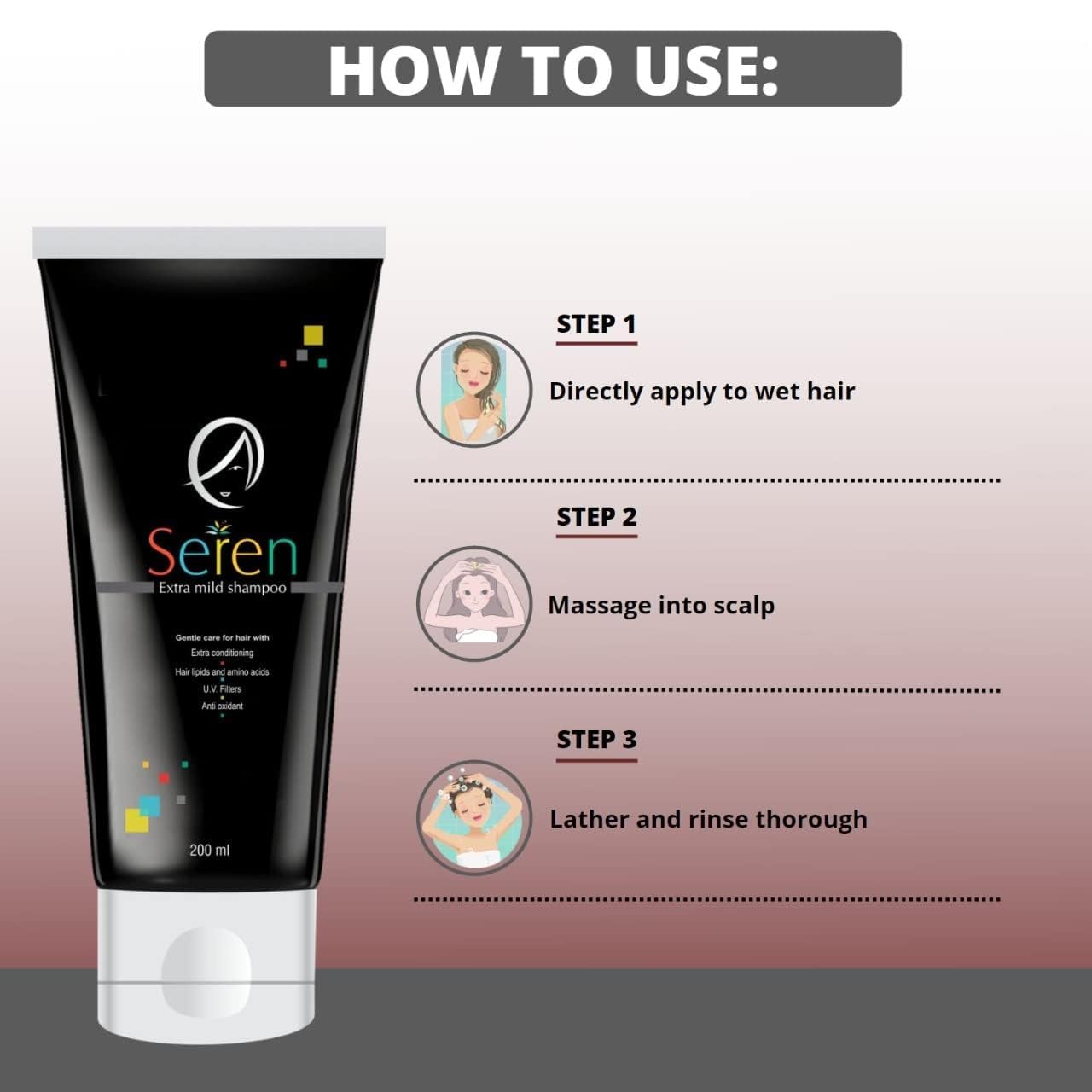 Seren Extra Mild Shampoo - Skiynse Dermatologique