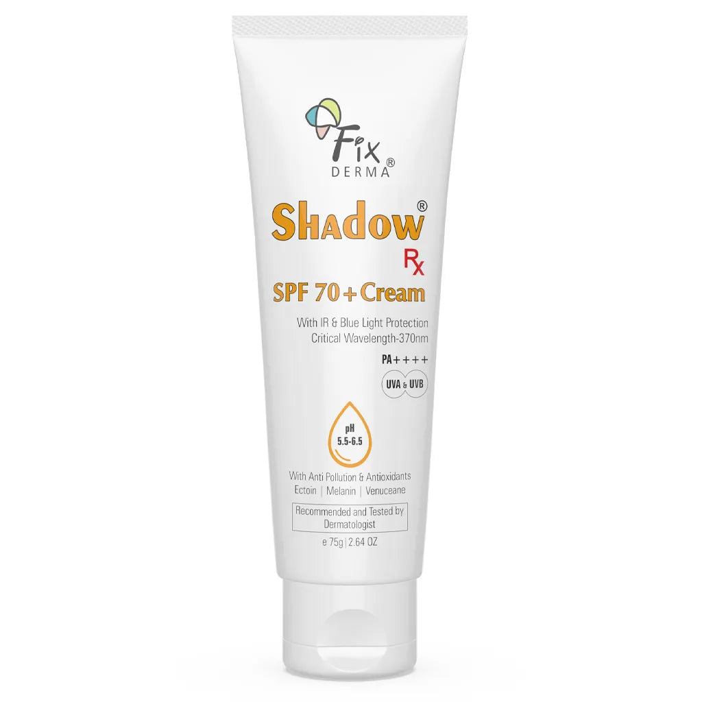 Shadow SPF 70+ Cream, 75g | Protects from Harmful UV, IR radiations and Blue Light