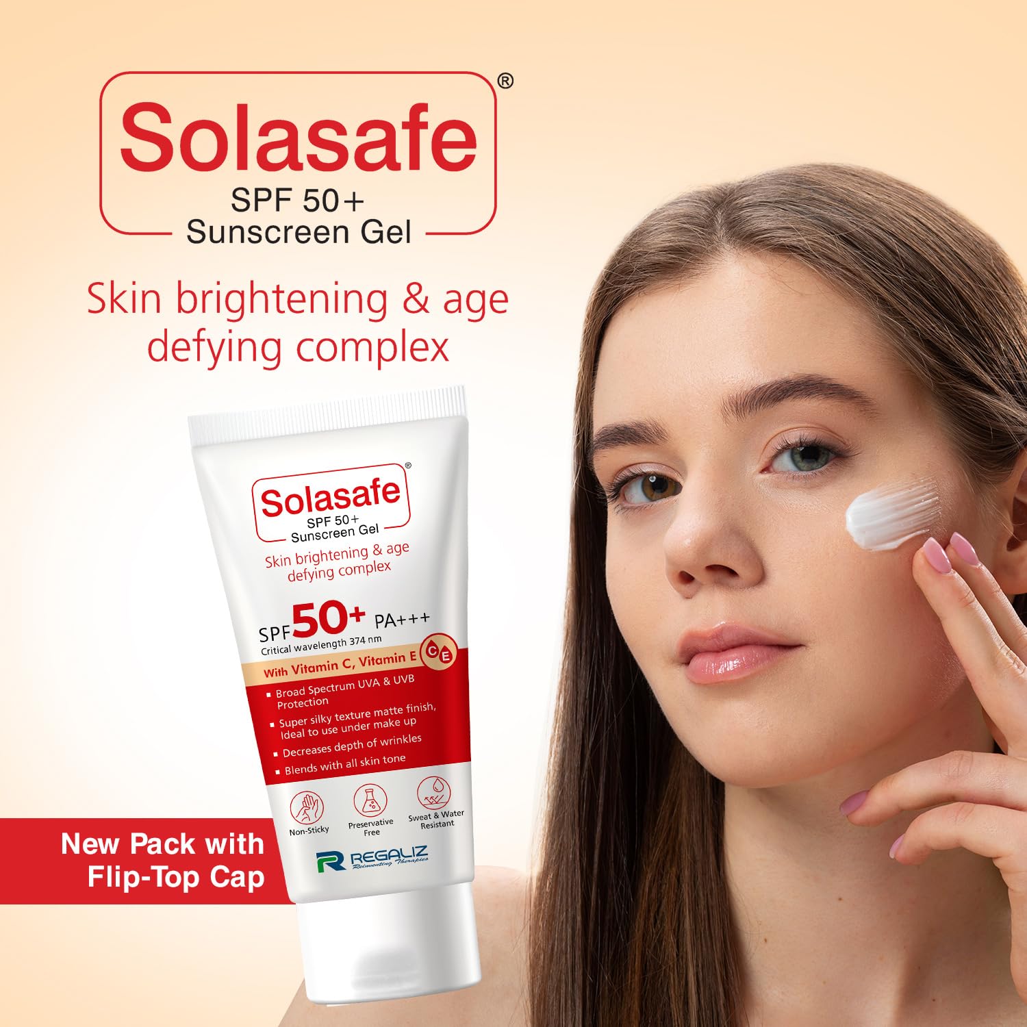 Regaliz Solasafe Sunscreen SPF 50+ Sunscreen | 50g - Skiynse Dermatologique