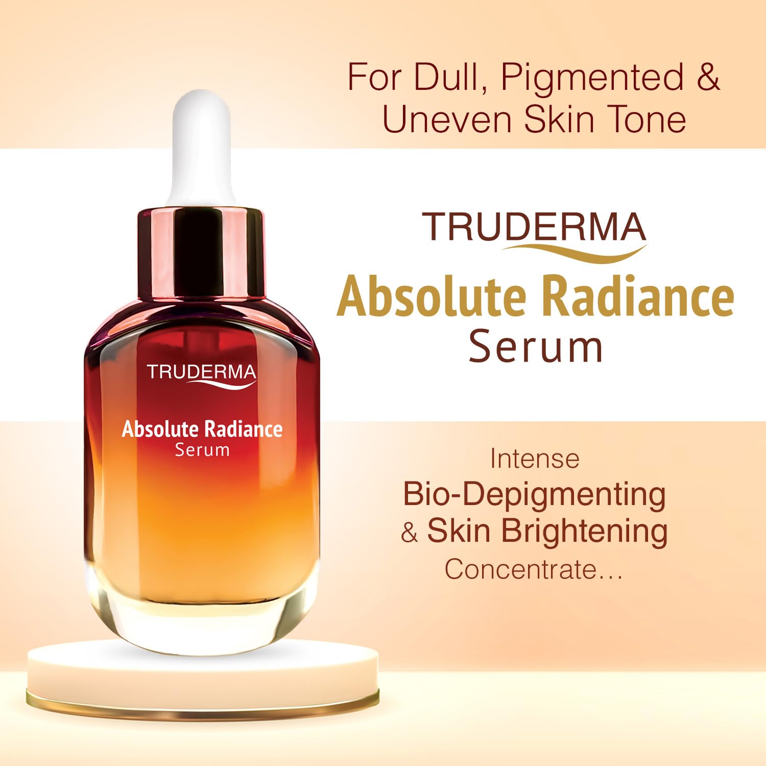 Truderma Absolute Radiance Serum | Intense Bio-Active Depigmenting & Skin Brightening | 30ml - Skiynse Dermatologique