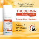 Truderma Silicone Sunscreen Gel SPF 50 PA+++ | Broad Spectrum UVA & UVB Protection | 50 gm - Skiynse Dermatologique