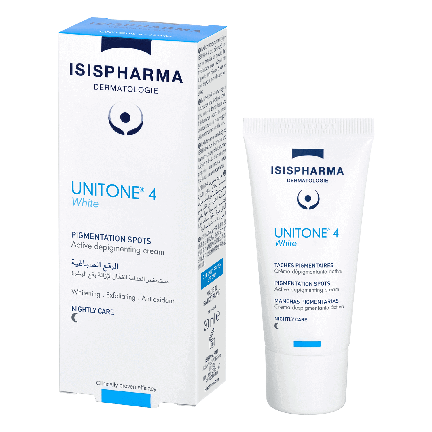 Isispharma Unitone 4 White Advanced Anti-Depigmenting Cream