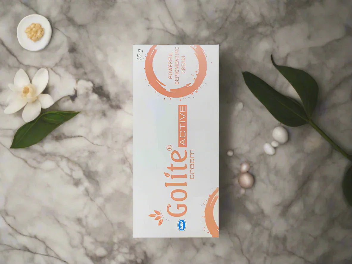 USV Go lite ACTIVE Skin Lightening Cream | 15gm - Skiynse Dermatologique