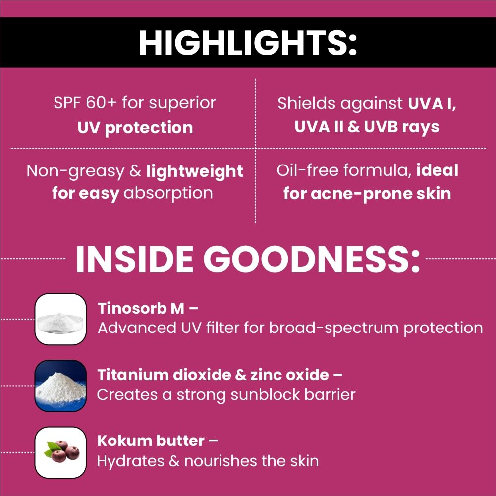 Uvmed Tinted Sunscreen Gel SPF 60+ PA++++ | 50 ml - Skiynse Dermatologique