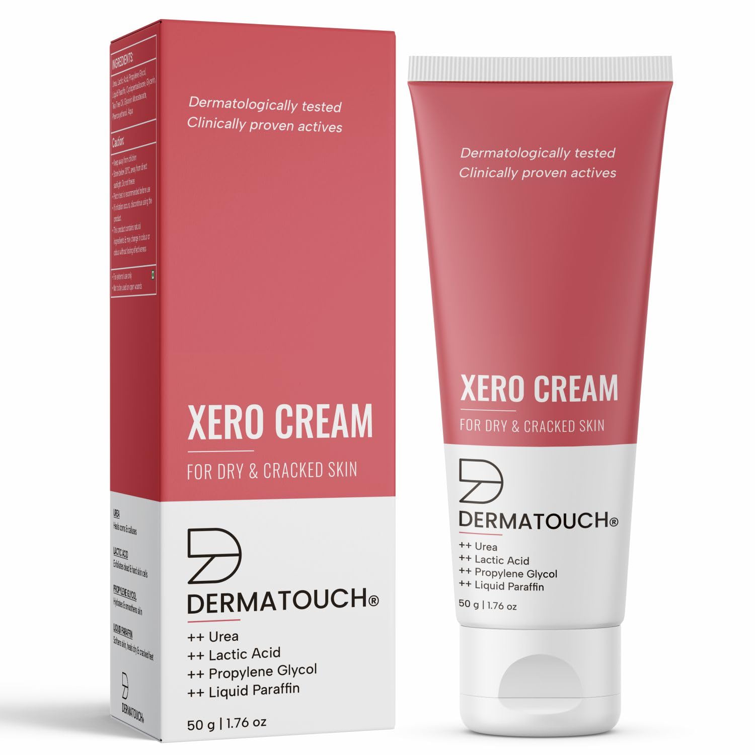 DERMATOUCH Xero Cream | Specially for Dry & Cracked Feet | Soothes & Moisturizes |For Corns & Calluses| For both Men & Women ( Pack of 2 )