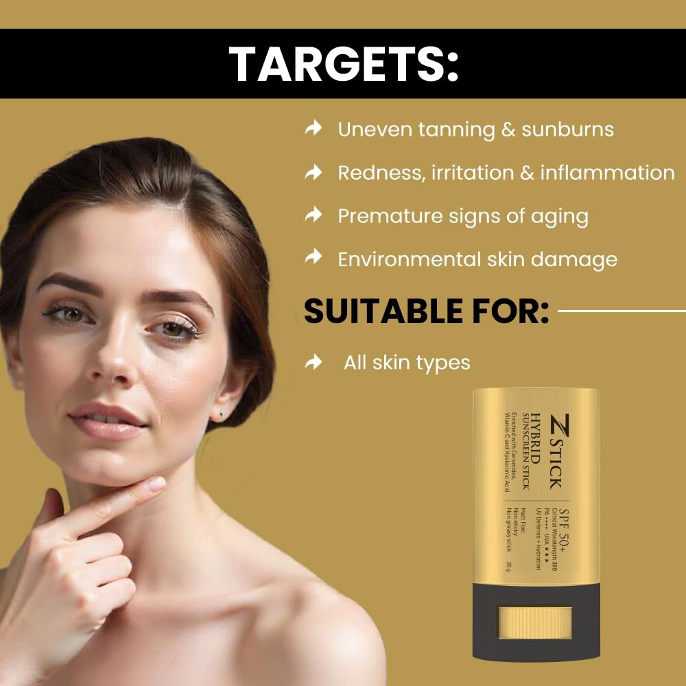 Z Stick Hybrid Sunscreen Stick | 20g - Skiynse Dermatologique