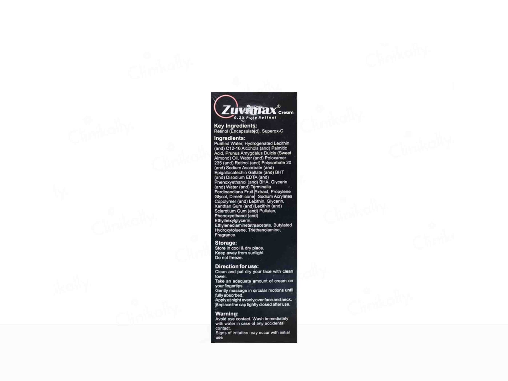 Zuvimax 0.2% Pure Retinol Cream | 20g - Skiynse Dermatologique