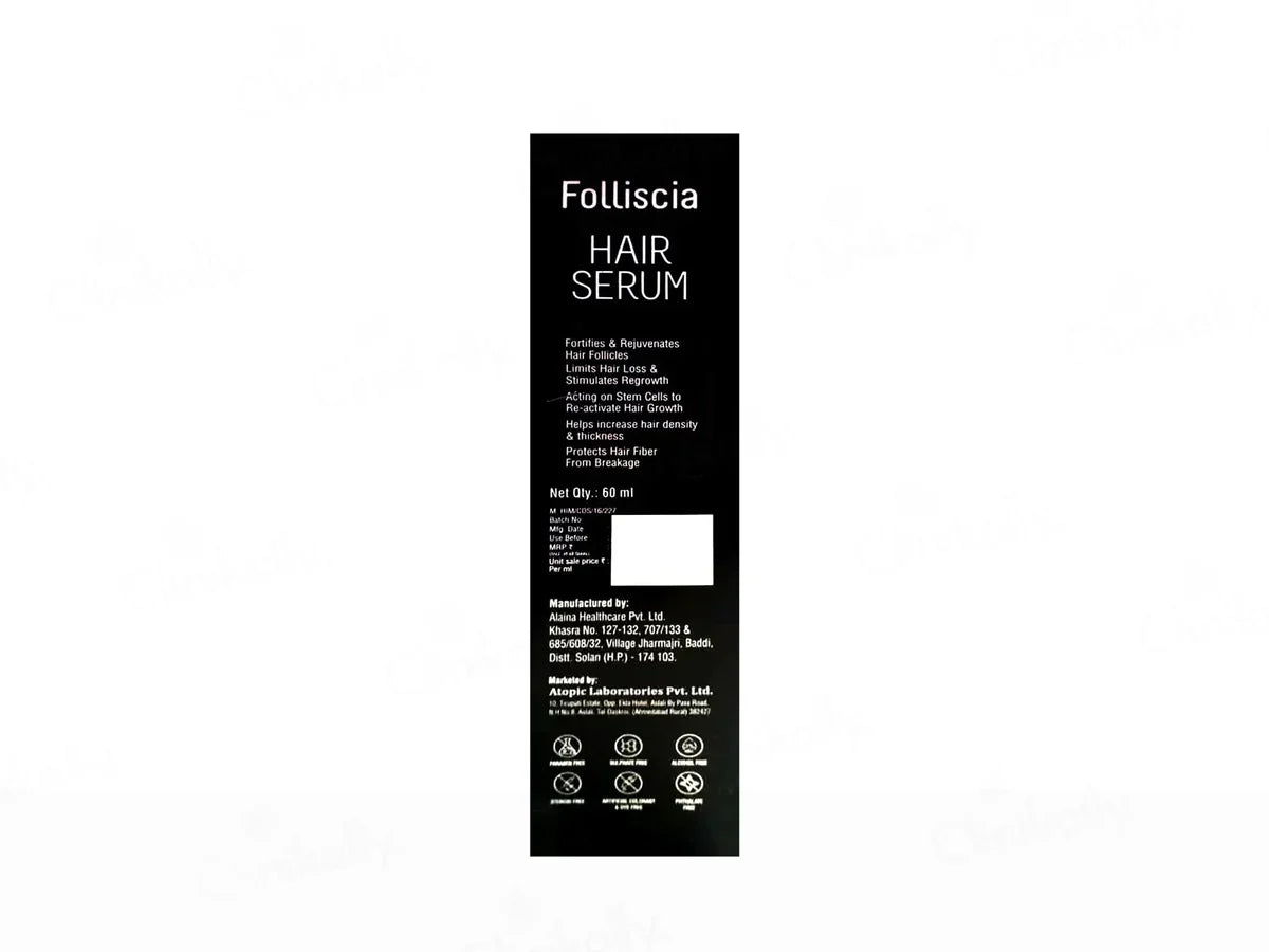 Folliscia Hair Growth Serum 60ml