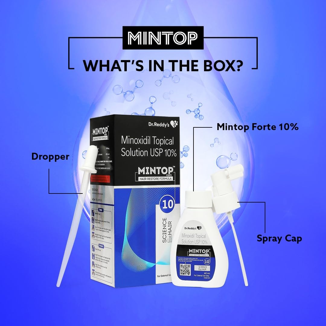 MINTOP FORTE 10% TOPICAL SOLUTION - Bottle of 120 ml