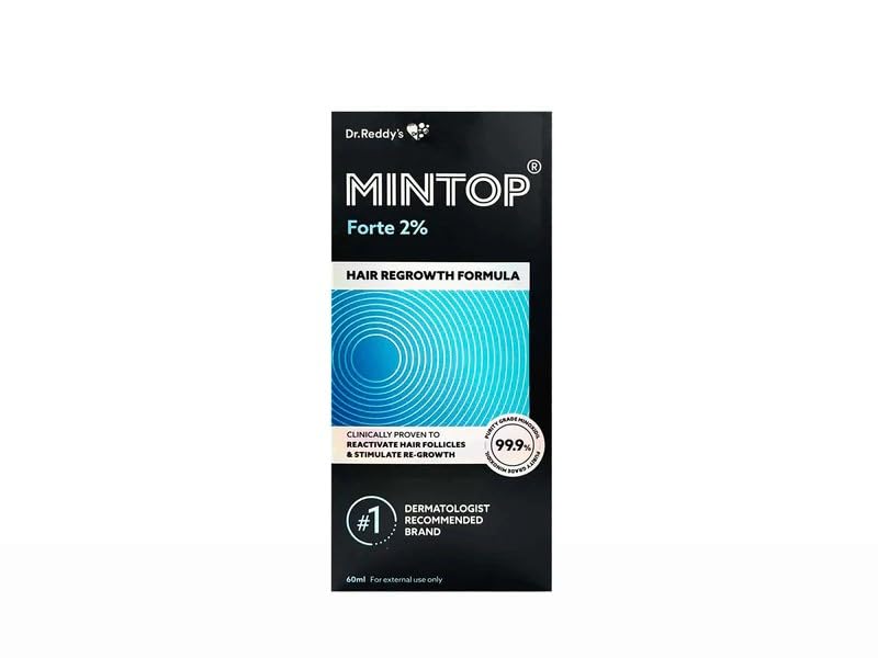 MINTOP FORTE 2% Minoxidil Topical Solution - Bottle of 120ml