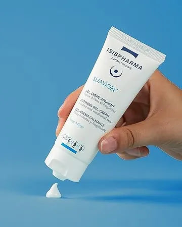Isispharma Suavigel Soothing Gel Cream | Soothing & Repairing Moisturizer for Irritated, Sensitive, or Damaged Skin | Hypoallergenic Face and Body Care| 40ml Tube
