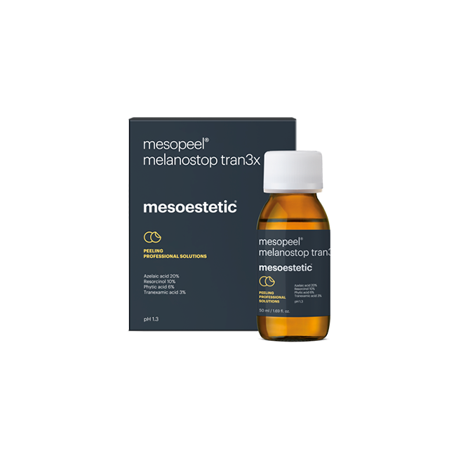 mesopeel melanostop tran3x azelaic acid depigmentation peel