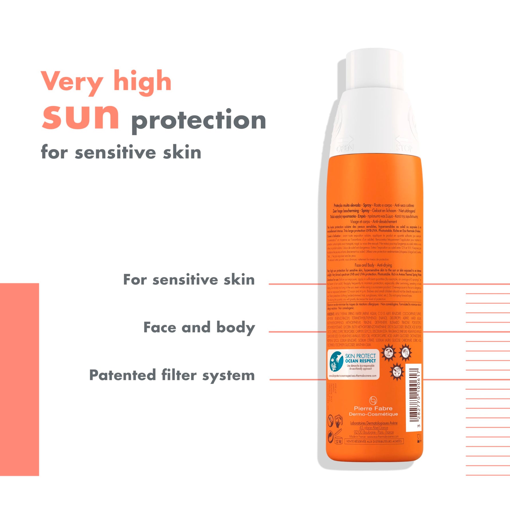 Avene Very High Protection Spf 50+ Spray - Skiynse Dermatologique