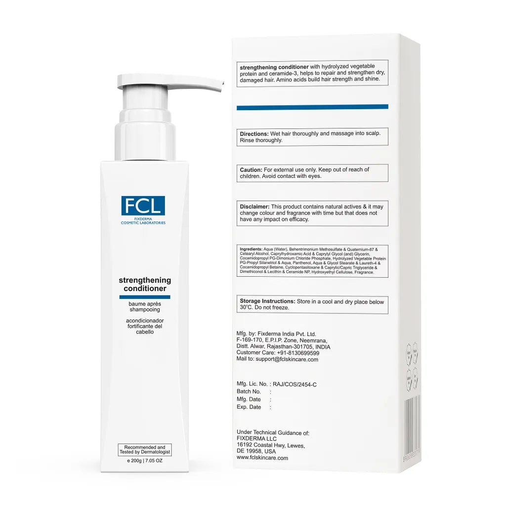 FCL Strengthening Conditioner, 200 ml | Dry and Damaged Hair, 200 ml